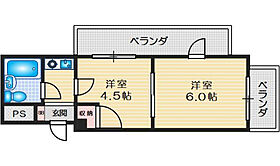 アンフィニィ上牧 201 ｜ 大阪府高槻市淀の原町（賃貸マンション2K・2階・23.93㎡） その2