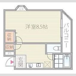 TABIYADOSENRIKITA 1Kの間取図画像