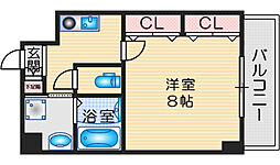 プレステージ1st 1Kの間取図画像
