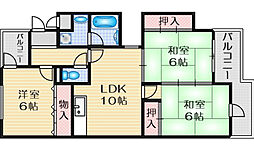 マンション・アメニティパート2 3LDKの間取図画像