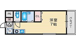 ハイツタナカ ワンルームの間取図画像