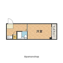 大池五番館 1Kの間取図画像