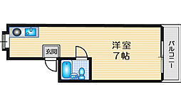 エクセルN ワンルームの間取図画像