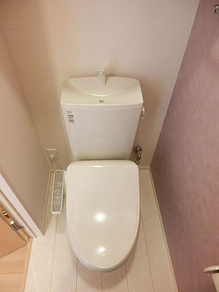 画像12:温水洗浄機能付きのトイレです。