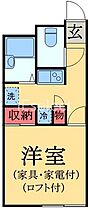 千葉県千葉市稲毛区小深町（賃貸アパート1K・2階・20.28㎡） その2