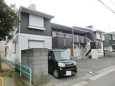 外観：静かな住宅街にあるアパート！