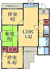 物件の間取り