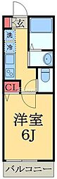 KINOMI STUDIO 1Kの間取図画像
