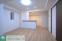 東京メトロ日比谷線 恵比寿駅 徒歩5分の賃貸マンション 6階1LDKのリビング/ダイニング