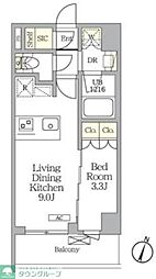 AIFLAT明大前 1LDKの間取図画像
