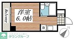 ライオンズマンション三軒茶屋第6 1Kの間取図画像
