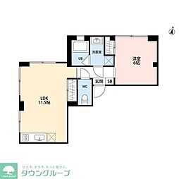 砧4丁目プロジェクト 1LDKの間取図画像
