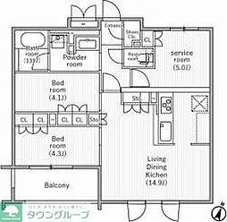 nido SAKURAGAOKA 2SLDKの間取図画像