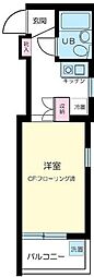 TOP三軒茶屋No.5 1Kの間取図画像