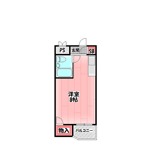 ロータリーマンション西三荘 ｜大阪府門真市本町(賃貸マンション1R・4階・18.00㎡)の写真 その2