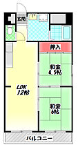 新栄プロパティ千林II  ｜ 大阪府大阪市旭区今市１丁目（賃貸マンション2LDK・2階・48.84㎡） その2