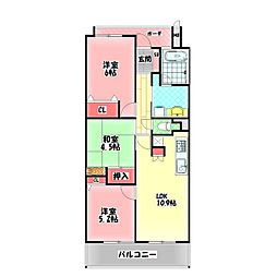 間取図画像 3LDK