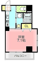 DAP千林 1Kの間取図画像