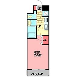 リアライズ門真本町 1Kの間取図画像