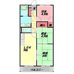 リビング・アイランド・1 3LDKの間取図画像