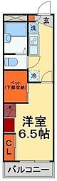 間取図画像 1K