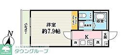 (仮称)キャメル吉川5A 1Kの間取図画像