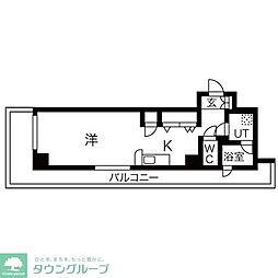 SUPERIORCLUB ワンルームの間取図画像