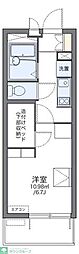 レオパレス市川原木 1Kの間取図画像
