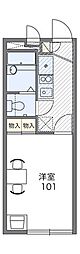 レオパレス柏公園 1Kの間取図画像