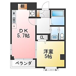 間取図画像 1DK