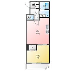 GRANPASEO文京小日向 1LDKの間取図画像