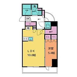 アイフラット文京本駒込 1LDKの間取図画像