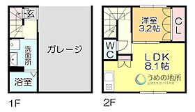 RENATUS　VERITE　A棟 I ｜ 福岡県久留米市御井町（賃貸アパート1LDK・1階・53.00㎡） その2