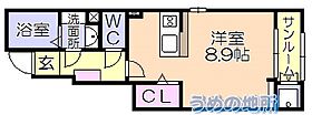 メゾン　エクレレ 101 ｜ 福岡県久留米市野中町（賃貸アパート1K・1階・32.23㎡） その2