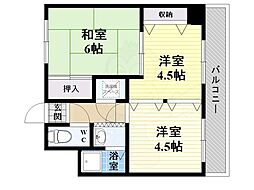 ハイツ淀2号館 4階/-