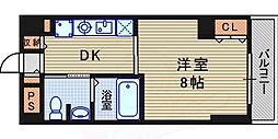 アーデン塚口 1DKの間取図画像