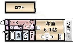 レオパレスクレール猪名寺 3階/-