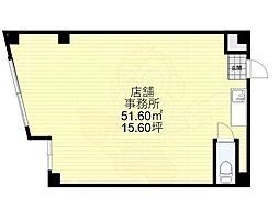 メゾン南塚口2 ワンルームの間取図画像