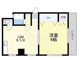 コーポ白峰  ｜ 兵庫県尼崎市武庫之荘２丁目（賃貸アパート1DK・4階・28.00㎡） その2