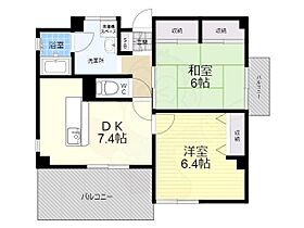 フェリス武庫之荘  ｜ 兵庫県尼崎市武庫之荘東２丁目（賃貸マンション2DK・3階・47.19㎡） その2