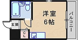 メゾンドパルテール  ｜ 兵庫県尼崎市武庫之荘１丁目（賃貸マンション1R・4階・14.84㎡） その2