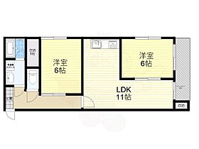 エコール・ド・ムコ  ｜ 兵庫県尼崎市武庫元町１丁目（賃貸マンション2LDK・3階・56.00㎡） その2