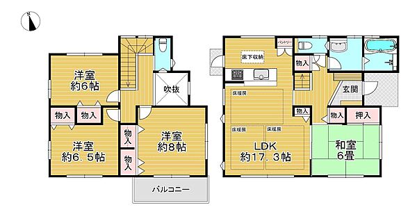 間取りを拡大表示