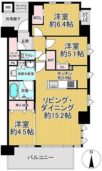 間取りを拡大表示