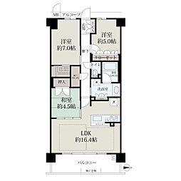 間取図画像 3LDK