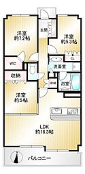 間取図画像 3LDK