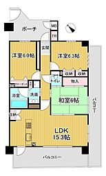 間取図画像 3LDK