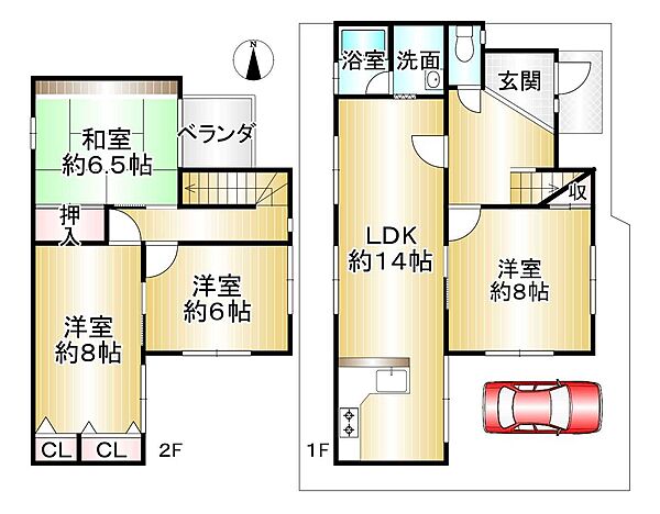 間取りを拡大表示