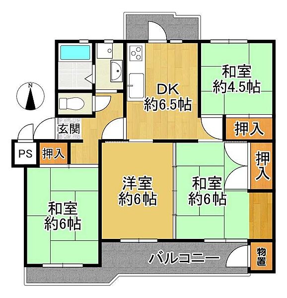 間取りを拡大表示