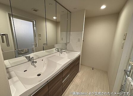 洗面台2個付き※AIにより家具消し